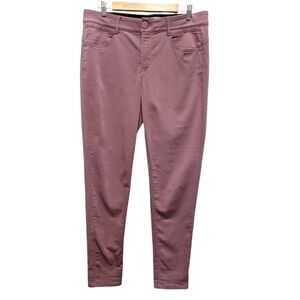 Rewind mauve stretch high rise ankle pants